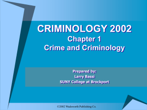 CRIMINOLOGY 2002