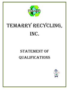 Now - Temarry Recycling