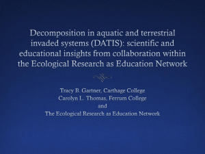 Decomposition in Aquatic and Terrestrial Invaded Systems
