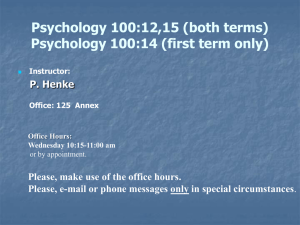 Psychology 100.19