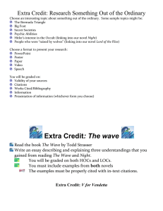 Extra Credit: The wave