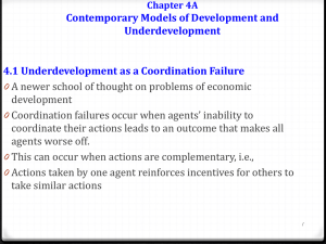 Chapter 4A Contemporary Models of Development and