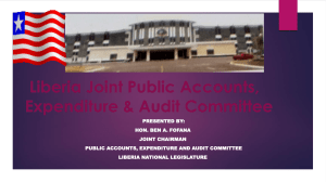 Liberia Joint Public Accounts, Expenditure and Audit Committee