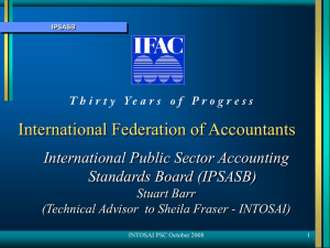 ipsasb - INTOSAI's Professional Standards Committee (PSC)