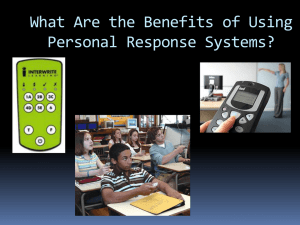What Are the Benefits of Using Personal Response Systems