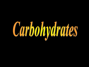 There are three types of carbohydrates