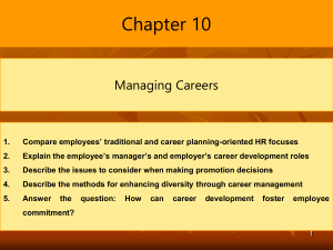 ch 10 – Managing Careers