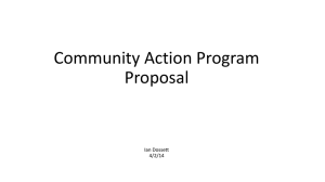 Community Action Program Proposal (Feb.2014)