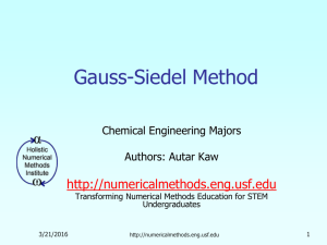 Gauss-Seidel Method
