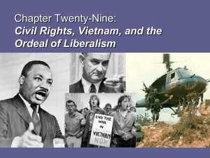 Civil Rights, Vietnam, and the Ordeal of Liberalism