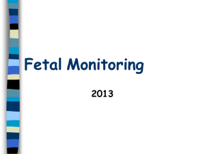 Electronic Fetal Monitoring Standard of Care