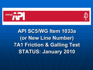 Attachment 2 API SC5 - Jan 2010 WG 1033a 7A1 friction Status
