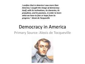 Democracy in America resources