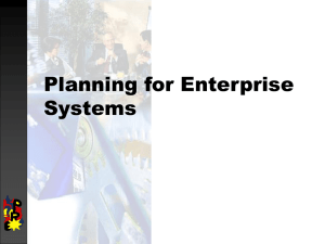 Production planning & enterprise systems