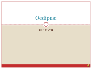 Oedipus Notes and Background