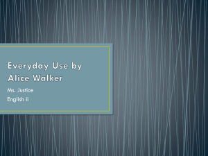 Everyday Use by Alice Walker
