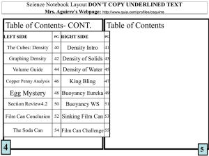 Notebook Layout for Density Pages 40-55