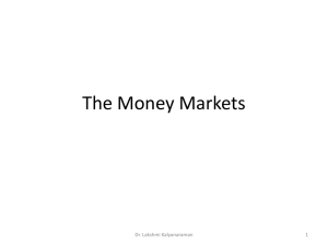 The Money Markets