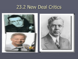 23.2 New Deal Critics