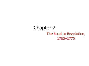 APUS Unit 3 Ch.7 Road to Revolution PPT0