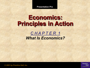 Economics Chapter 1 Notes.pps