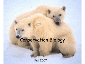 Conservation Biology - Faculty Web Directory