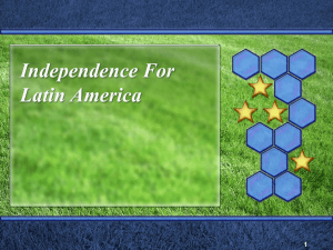 Independence For Latin America