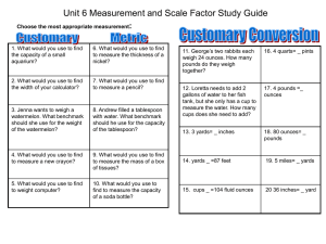 Unit 6 Measurement and Scale Factor Study Guide