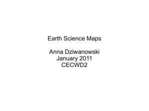 Earth Science Maps - Anna Dziwanowski