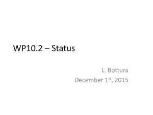 WP10.2 status copy - Indico