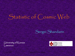 Statistics of the Cosmic Web