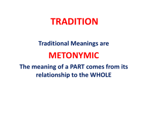 Tradition and Square (powerpoint)