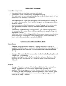 Sample student thesis statements and analysis