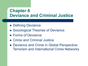 Defining Deviance - Cengage Learning