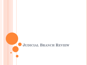 Judicial Branch Review