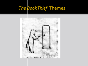 The BOOK THIEF - KambryaYear11English
