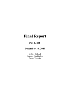 2009 Digilight Final Report