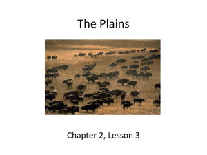 Ch. 2 Lesson 3 The Plains