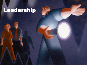 Leadership - Appreciative