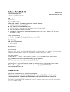 Microsoft Word CV - Rebecca Sheffield