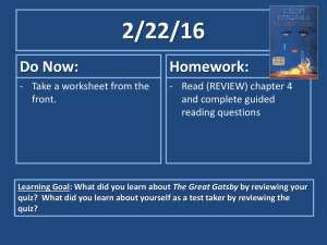 Chapter 1-3 Quiz Review