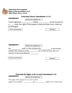 Rights and Responsibilities Amendments 2-10