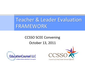 State Examples - CCSSO State Consortium on Educator Effectiveness