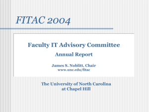 fitac 2004 - The University of North Carolina at Chapel Hill