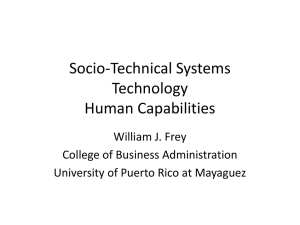 Socio-Technical Systems - The Connexions Project