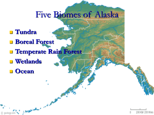 Five Biomes of Alaska