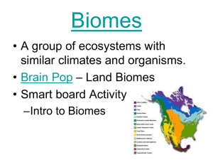 Biomes - Lake Travis ISD