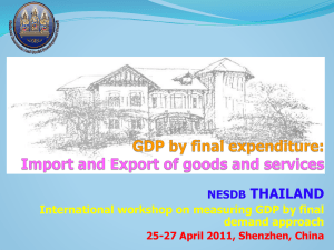 Import and Export of Goods and Services in Thailand
