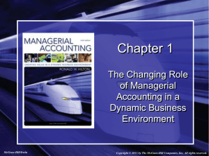 Managerial Accounting Overview
