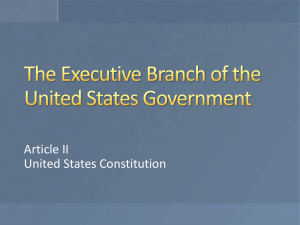 Article II of the Constitution